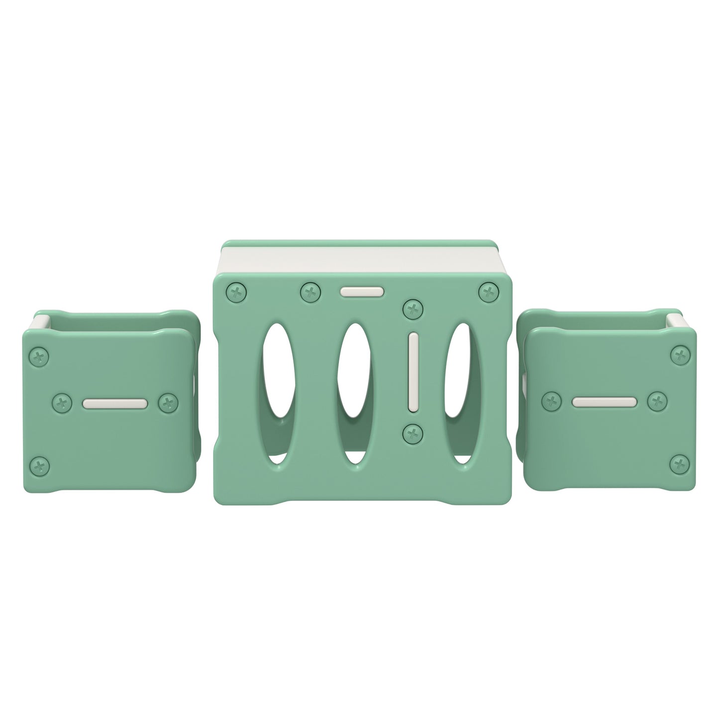 Nubo 3 Piece Kids Table and Chairs Set