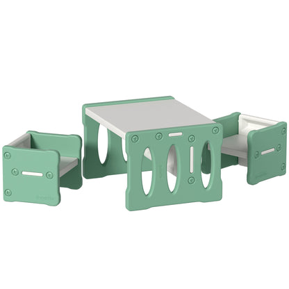 Nubo 3 Piece Kids Table and Chairs Set