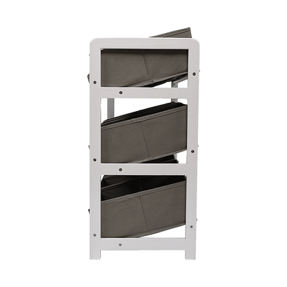 Kids Toy Box Storage Unit Drawers Childrens Bedroom Shelf Baby Nursery Furniture Grey